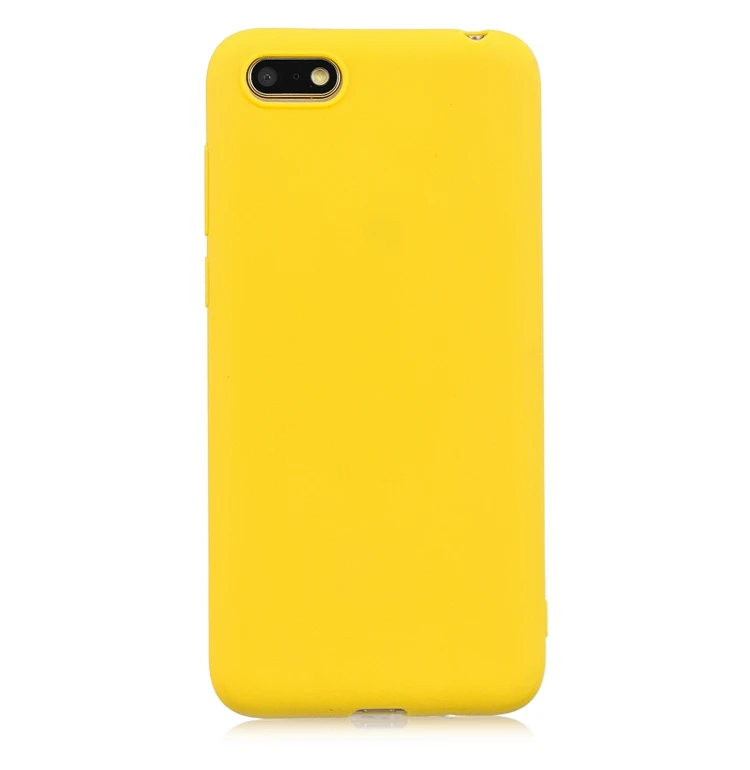 Карамельный цвет чехол для телефона для Coque Hawei Y5 Мягкий Силиконовый ТПУ чехол s для Etui huawei Y5 Y 5 5Y задняя крышка