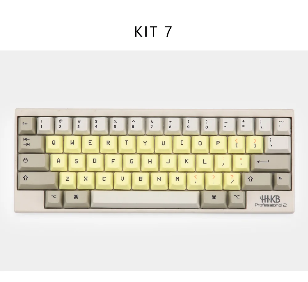 33 клавиши PBT Материал Смешанный цвет колпачки для Topre Realforce HHKB емкостная клавиатура