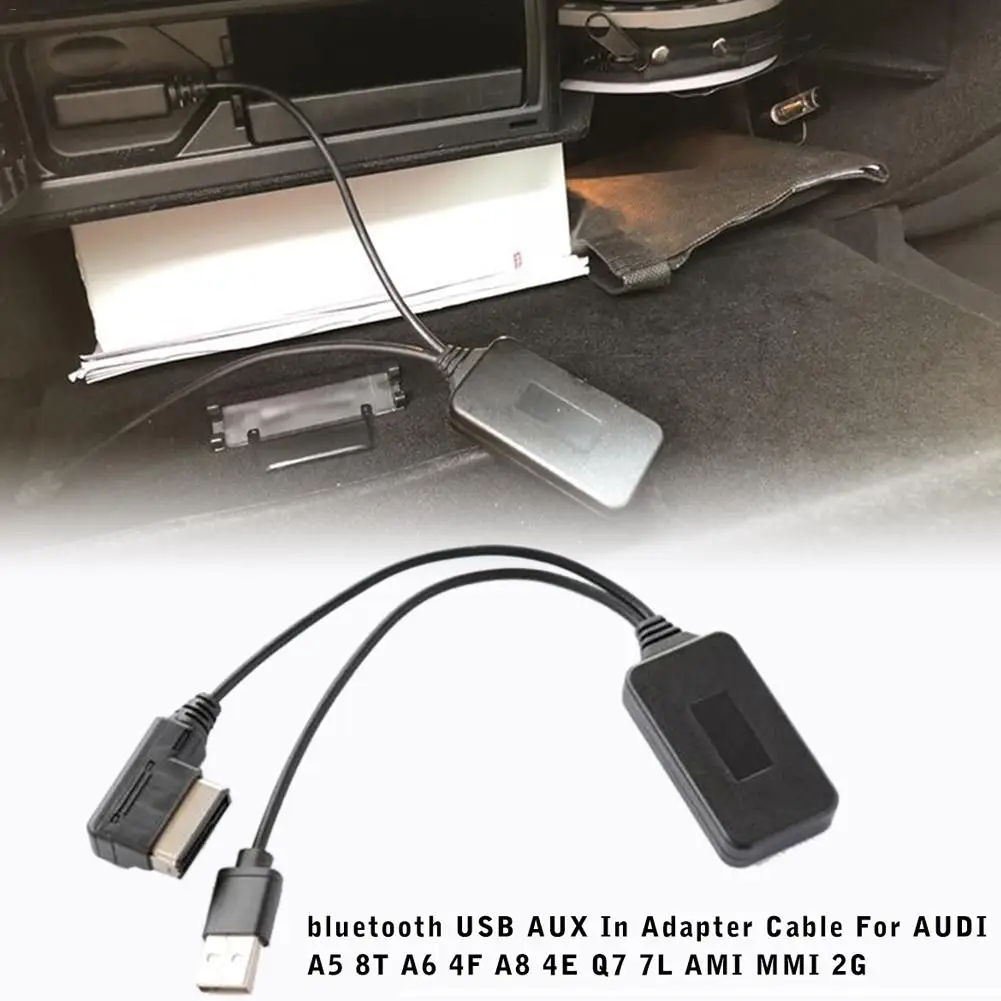Bluetooth USB AUX в адаптер кабель для AUDI A5 8T A6 4F A8 4E Q7 7L AMI MMI 2G руководство|Переключатели и