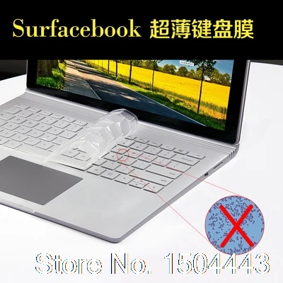 Новый моющийся чехол для клавиатуры ноутбука Microsoft Surface Book 2 15 6 (15 дюймов)