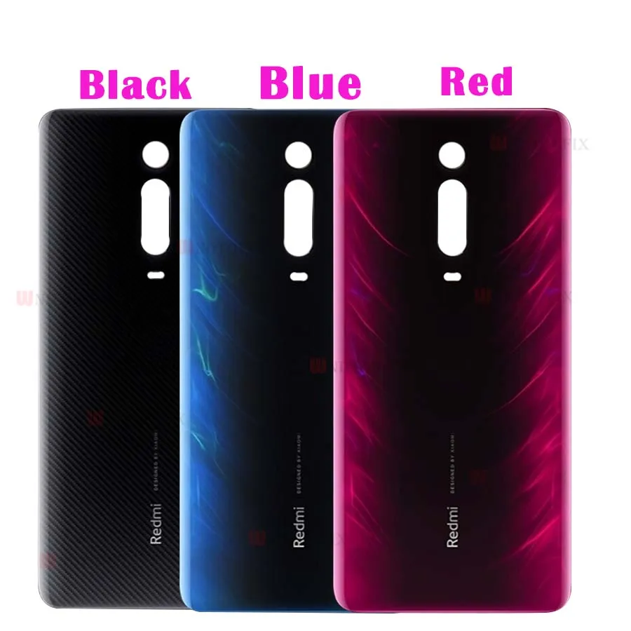 Чехол для батареи Red mi K20 Pro, Задняя стеклянная панель, чехол для задней двери для Xiaomi mi 9T Pro, чехол для батареи, задняя крышка с линзой