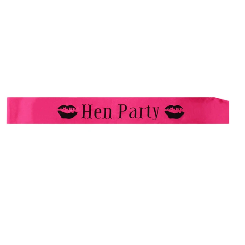Hen Party Атласная лента для невесты, пояс с бриллиантовым кольцом, девичник, лента для вечеринки, девичник, вечерние, свадебные, девичьи, черные с золотыми буквами - Цвет: Hen Party
