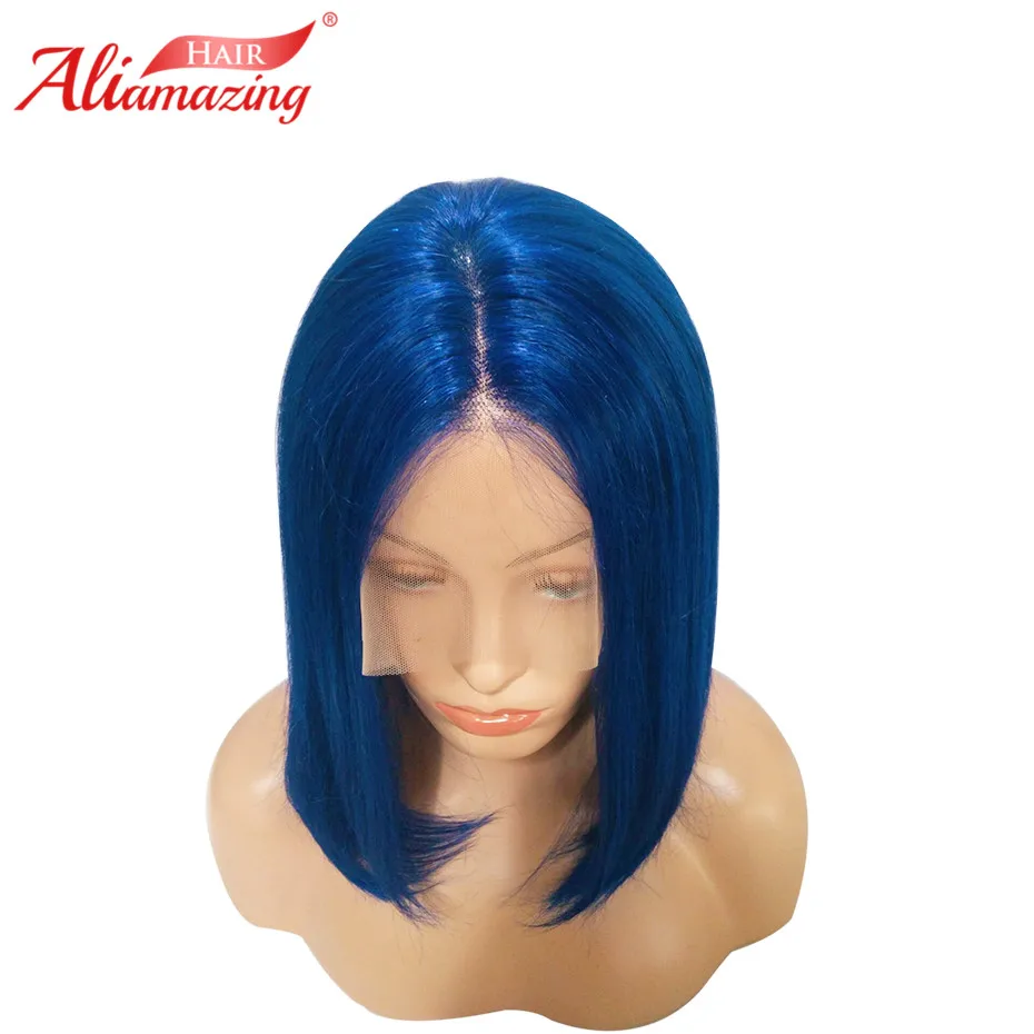 Волосы Али Amazing короткие волосы в виде Боба бразильские Remy прямые кружевные