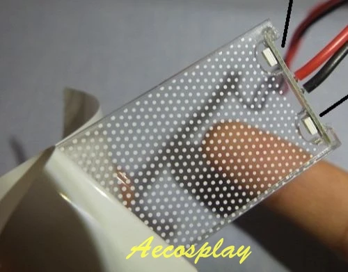 DIY светодиодный светильник наборы глаз для 1:1 Железный человек/Бэтмен пригодный