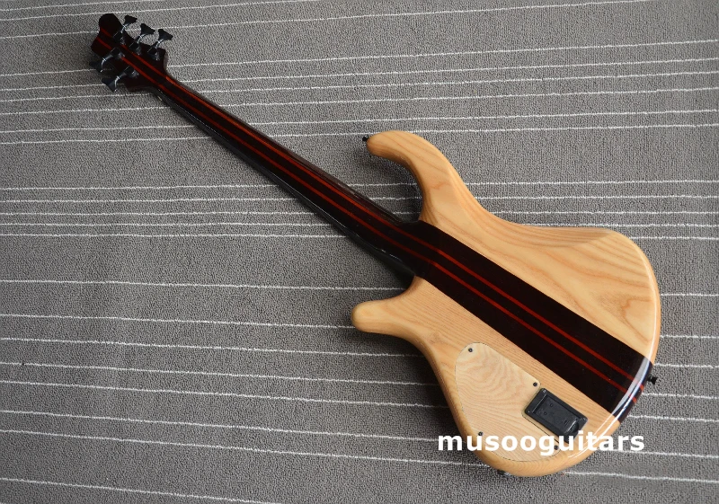 5 струны электрогитары с fanned fret и через шею|guitar rosewood|electric bass guitarelectric guitar brands |