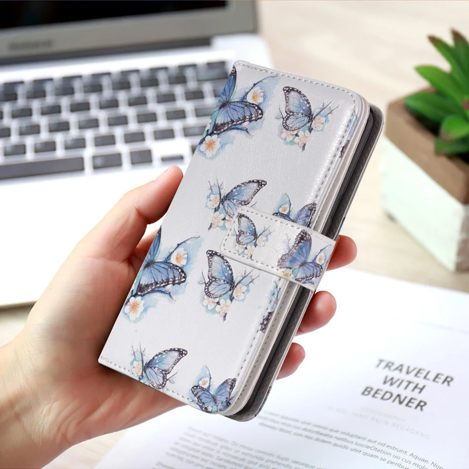 Кожаный чехол-книжка с подставкой для Samsung Galaxy S3 S4 S5 S6 S7 Edge S6Edge S7Edge чехол сотового