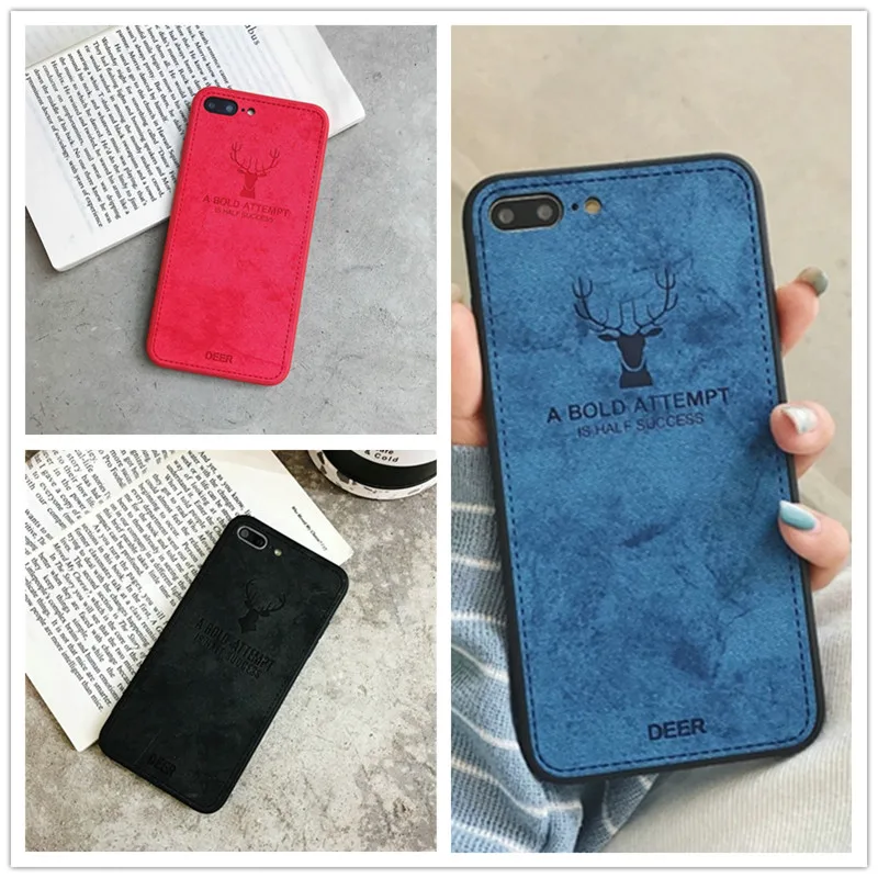 Олень лес красочные чехол для iPhone 8 роскошные ткани милый олень шик Ins