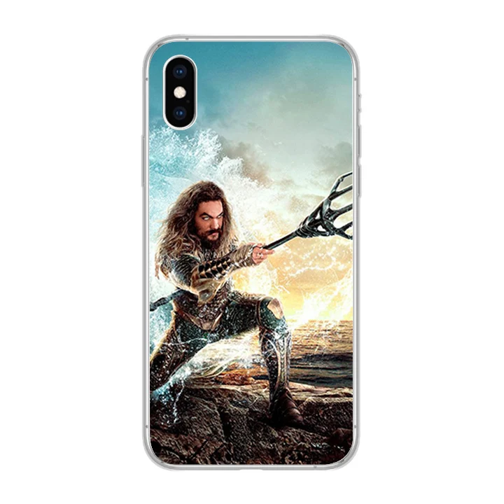 ciciber Phone Cases for iPhone 11 Pro Max 8 7 6 6s Plus SE 5s Soft TPU Cover X Xs XR XS Case Aquaman Coque Fundas |