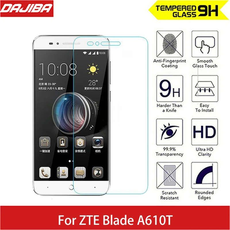 Закаленное стекло для экрана с защитой от царапин ZTE Blade A610t 2.5D Arc Edge круглая