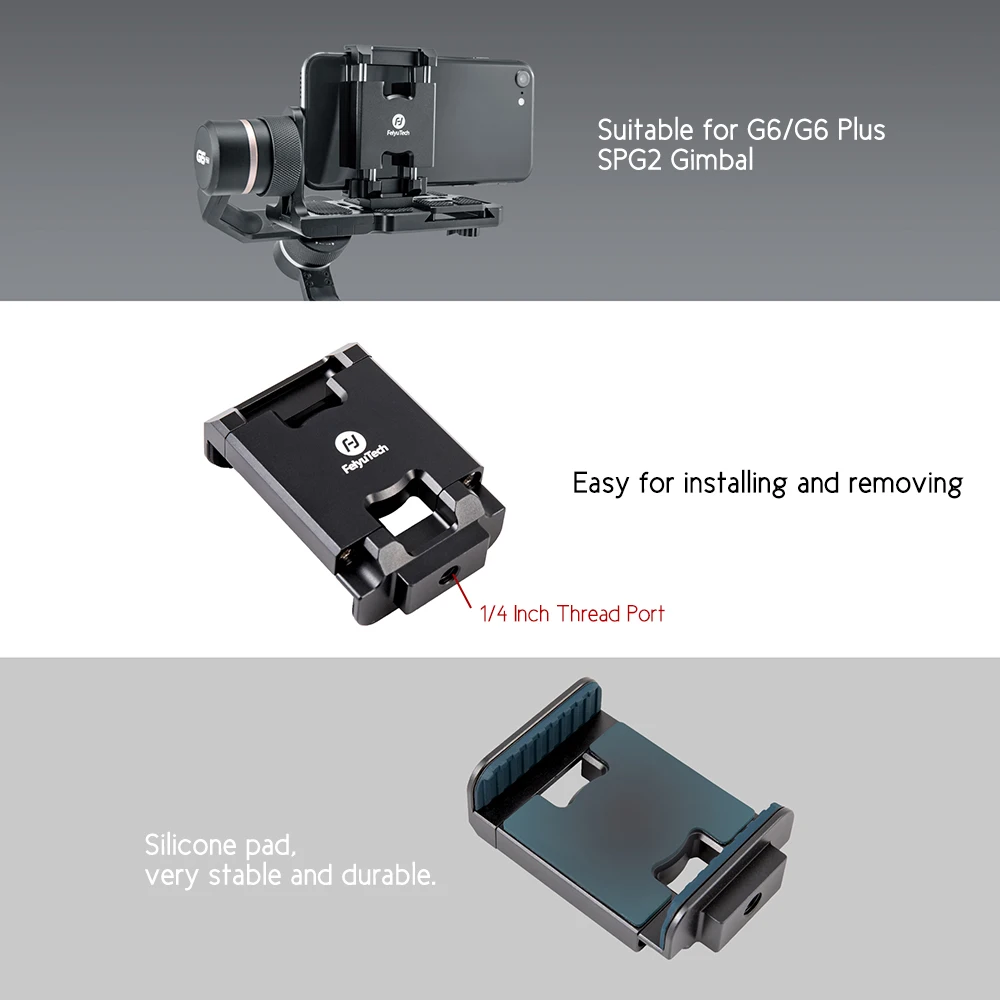 Адаптер для смартфона FeiyuTech зажим держатель кронштейн G6 / Plus SPG2 Gimbal ручной