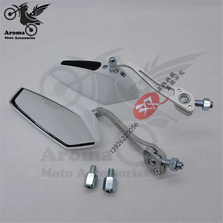 

8 Colors Available motorcycle rearview mirrors 10mm 8mm universal motorbike mirrors colorful motocross Off-road moto universal