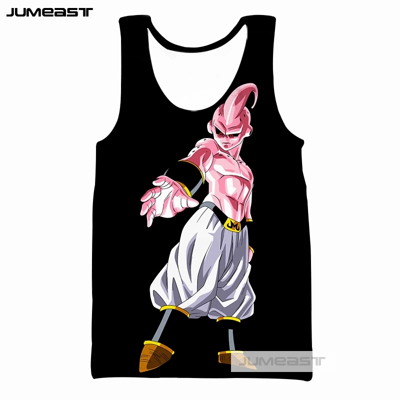 Jumeast Фирменная Новинка Мода 3d печатных Японии аниме Dragon Ball для мужчин/женские Топы футболка унисекс рубашка без рукавов супер сайян