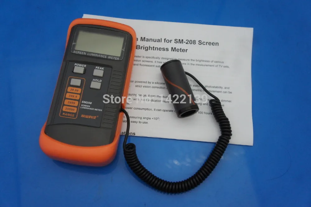 

Sampo SM208 Portable Mini Screen luminance Brightness Light Meter 0.01-39990cd/m2 TV X-rays Tester
