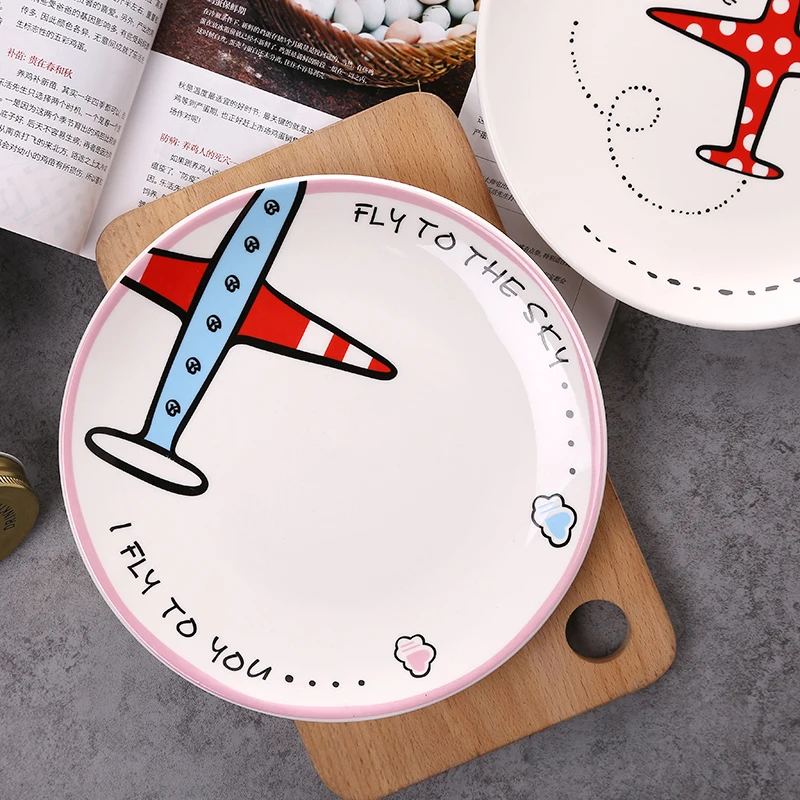 Белый фарфоровый поднос посуда и тарелки керамический ужин для ресторана