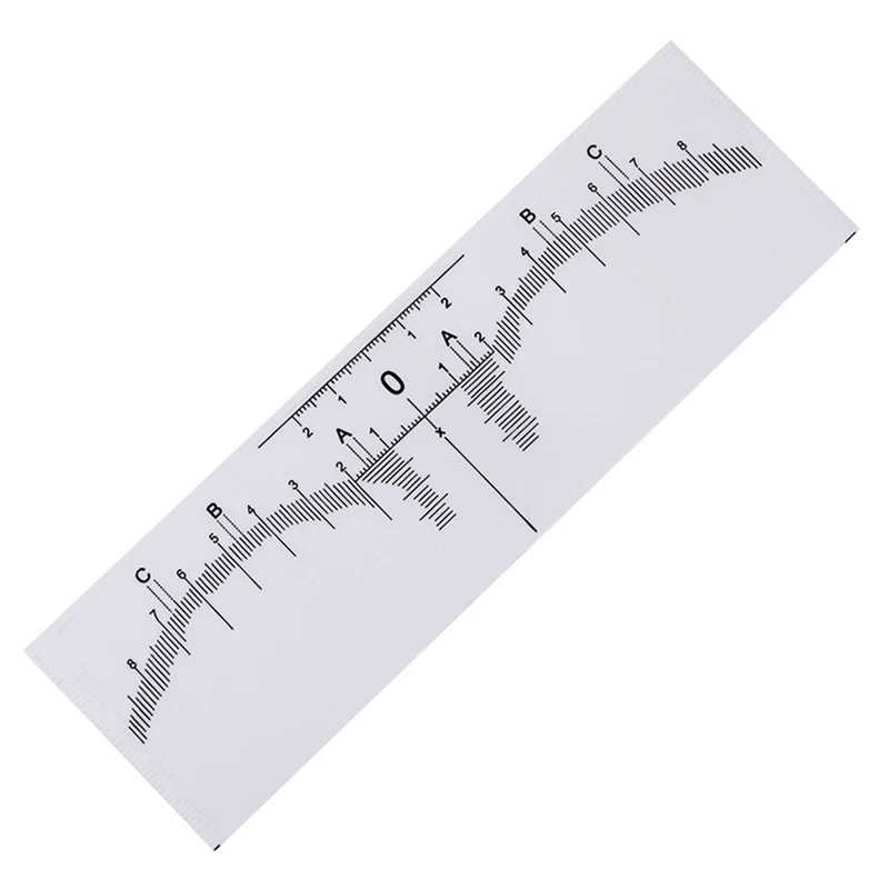 Одноразовая Точная микроблейдинг линейка 50 шт.|ruler tattoo|microblading disposablemakeup ruler |
