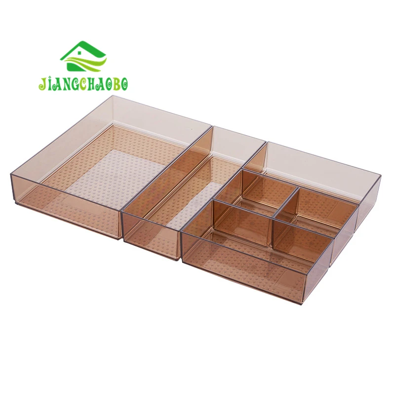 JiangChaoBo Кухня с выдвижными ящиками для хранения коробка c отсеками Пластик