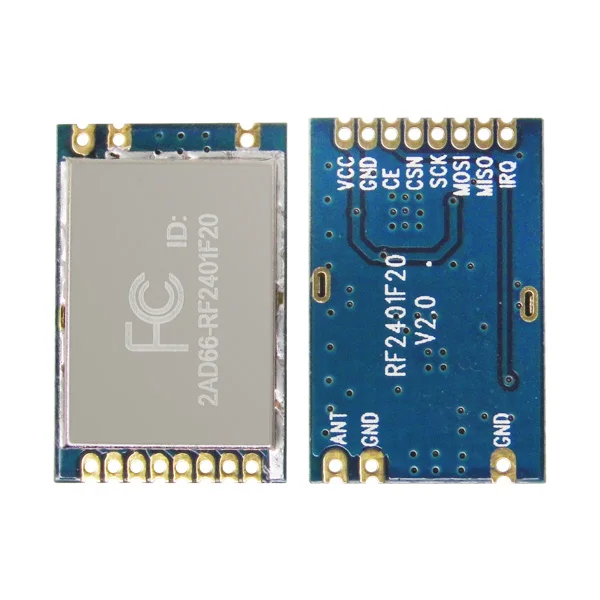 10 компл./лот RF2401F20 большой диапазон 20 дБм 2 4 ГГц nrf24l01 + модуль 100 мВт pa lna с