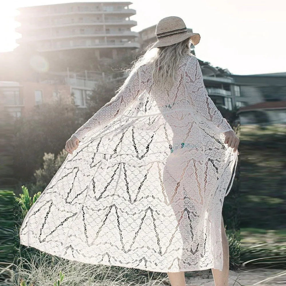 Женская Пляжная бикини любимая кружевная пляжная юбка для горячего пляжа в