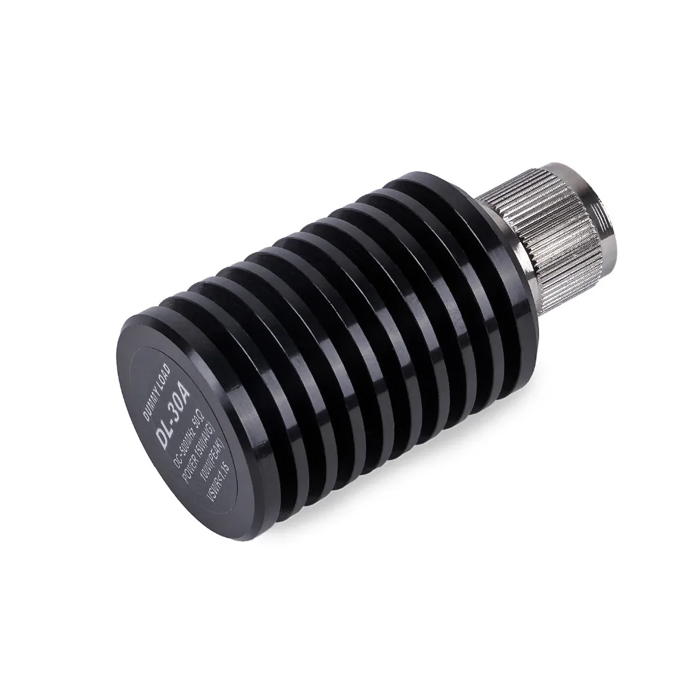 PL259-M Connector Harvest DL-30A DC 0-500MHz 15Watt AVG 100W PEAK Dummy Load Two-way Black For NISSEI RS-50 CB Two-way Radio