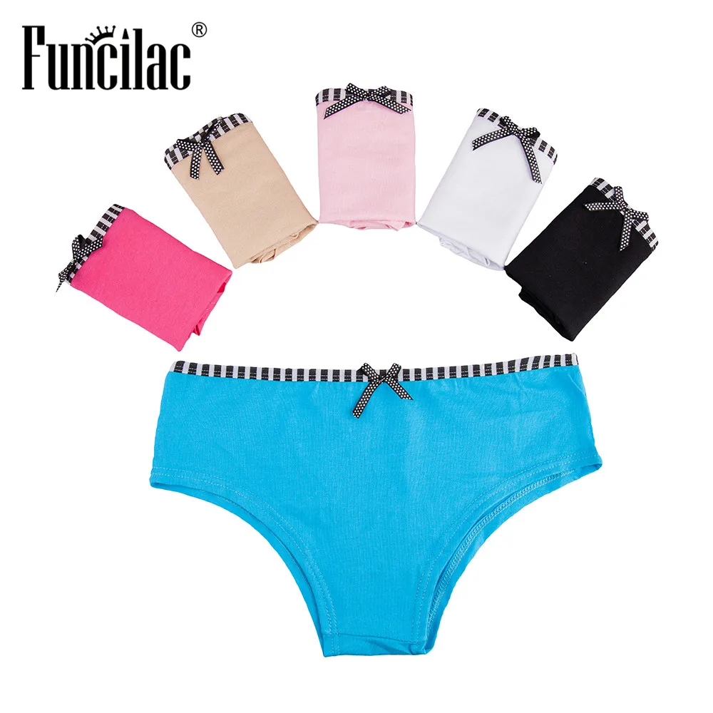 Трусики женские хлопковые бесшовные с низкой посадкой 5 шт./лот | Женская одежда
