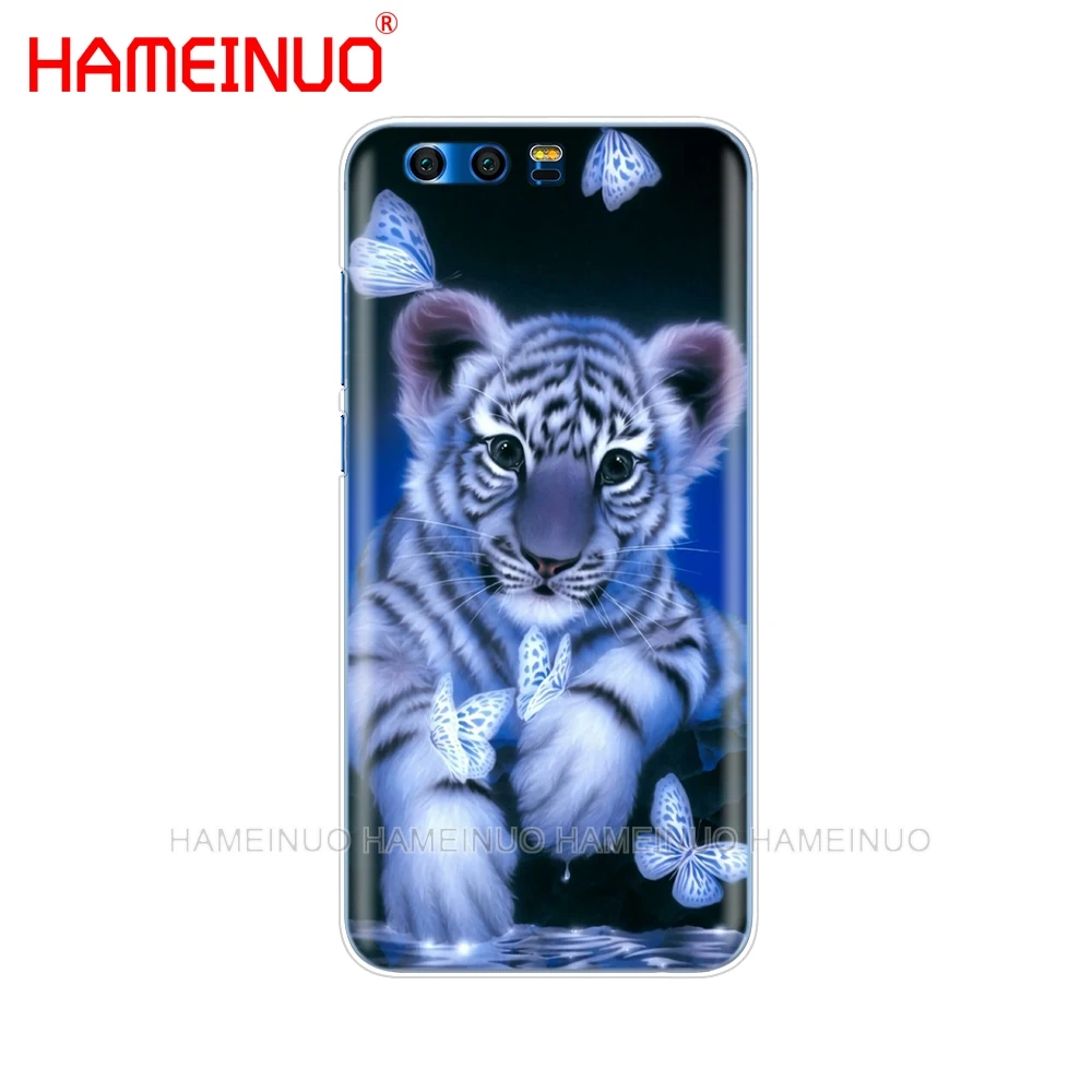 HAMEINUO чехол с изображением тигра для телефона Huawei Honor 10 V10 4A 5A 6A 7A 6C 6X 7X 8 9 LITE |