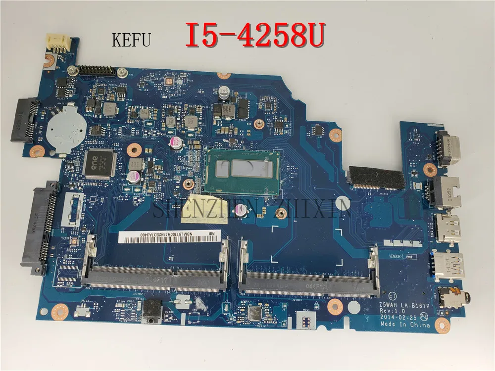Для ACER ASPIER E5-571 E5-571P материнская плата для ноутбука I5-4258U CPU NBML81100H Z5WAH LA-B161P |