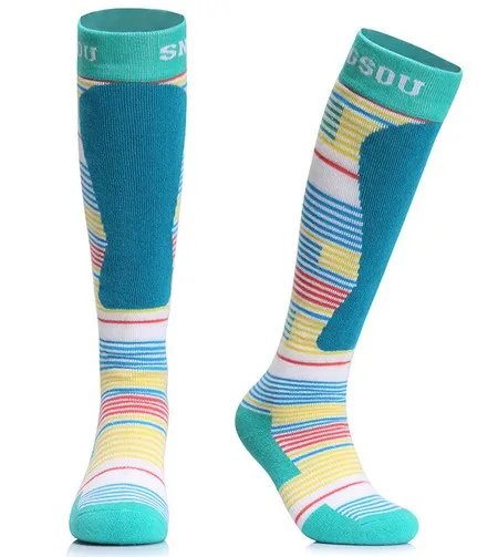 Парные теплые лыжные чулки для женщин и мужчин зимние уличные длинные спортивные