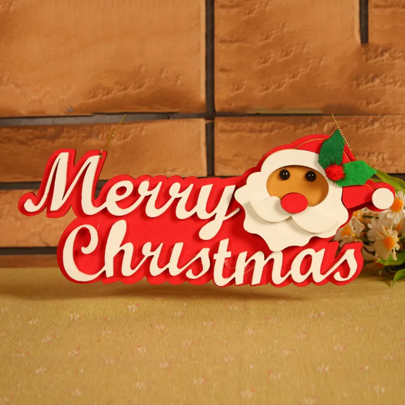 Новинка 2015 подарок 26*12 см буквы Санта-Клауса деревянные игрушки счастливая