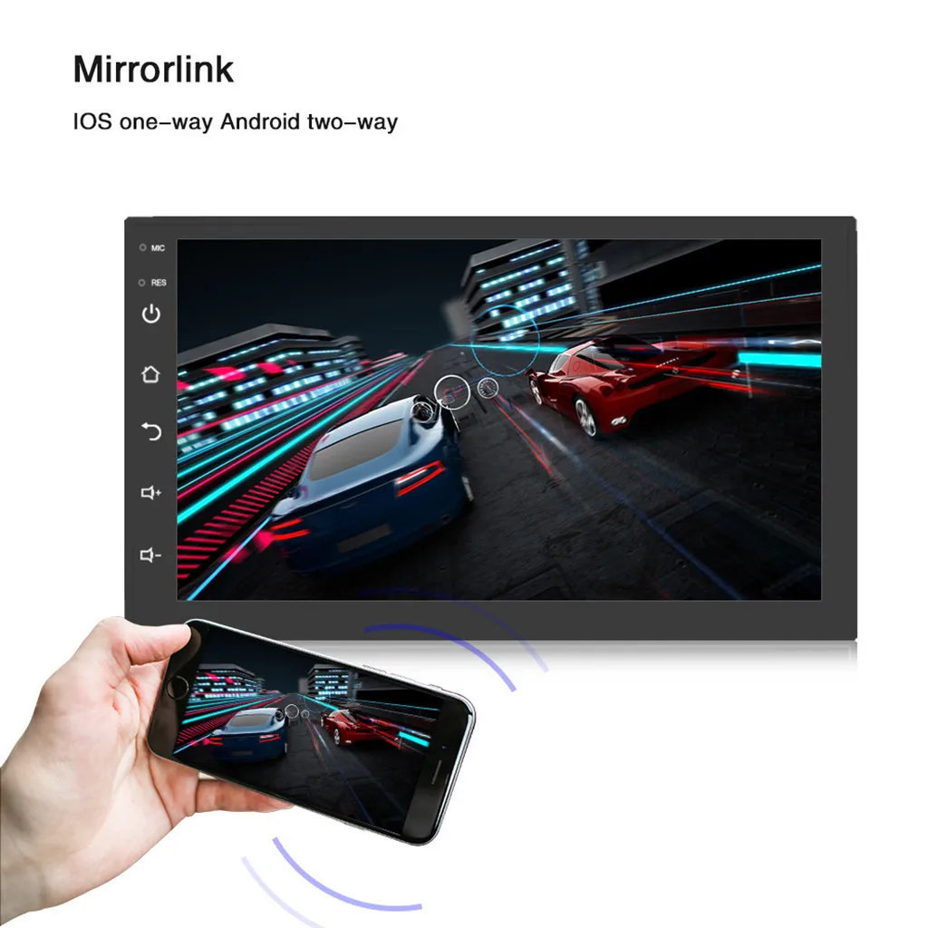 Автомагнитола на Android 8.1 с GPS универсальный медиаплеер 2 Din для Volkswagen Nissan Hyundai Kia toyota