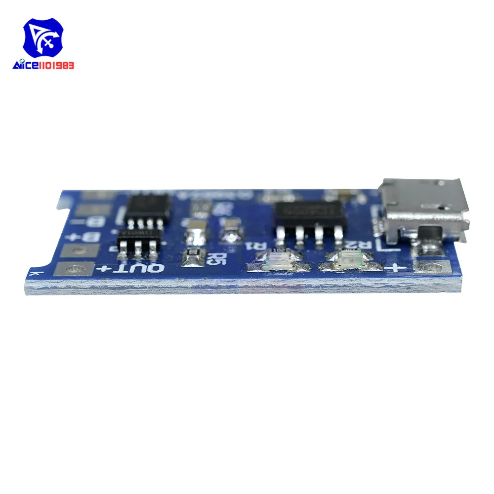 Модуль зарядного устройства для литиевых батарей diymore 5шт./лот Micro USB 5В 1A 18650 TC4056A