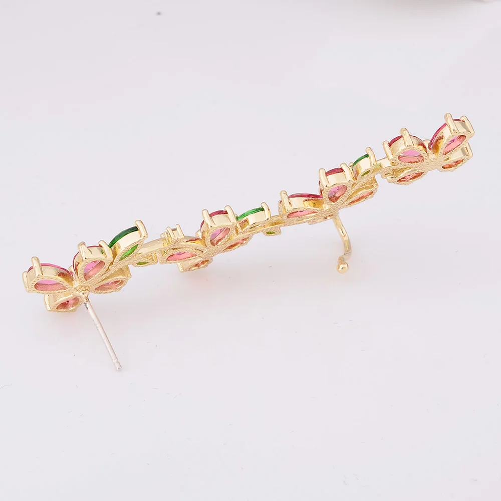 OBN новые уникальные серьги каффы для женщин с фианитами|925 sterling|sterling silver ear cuffear