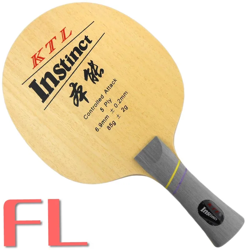 KTL Instinct Shakehand Настольный теннис(пинг-понг) лезвие - Цвет: FL  long handle