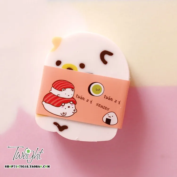 4 шт./лот Kawaii Rilakkuma Sumikko Gurashi резиновый ластик коррекция детский приз рекламный подарок студенческие школьные канцелярские принадлежности