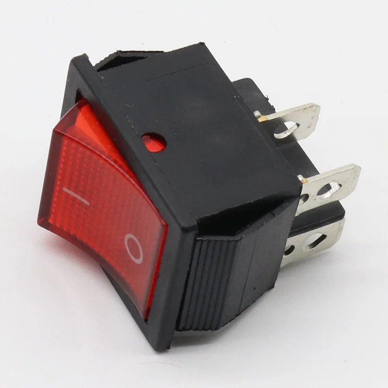 

2 шт./лот красный 4-контактный Переключатель ВКЛ/ВЫКЛ лодки 250 в 16 А AC AMP 125 В/20A