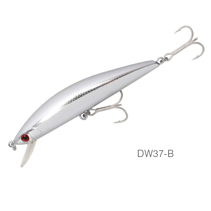DW37-B TSURINOYA для рыбалки приманки DW37 погружная блесна, 120 мм 40 г глубина 2m искусственная жесткая приманка соленой воды приманки 6 цветов - Цвет: DW37-B
