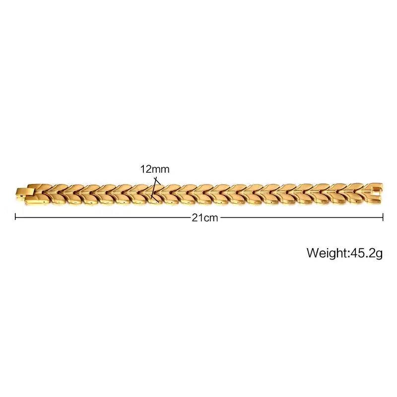 Мужские браслеты из нержавеющей стали магнитный терапевтический браслет и для