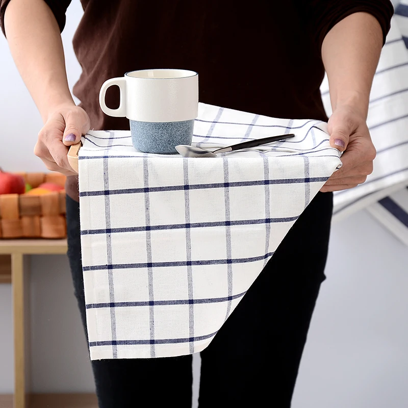 Sanky дома 3 шт./лот хлопок Кухня Полотенца с линия губкой салфетка оптом Чай много