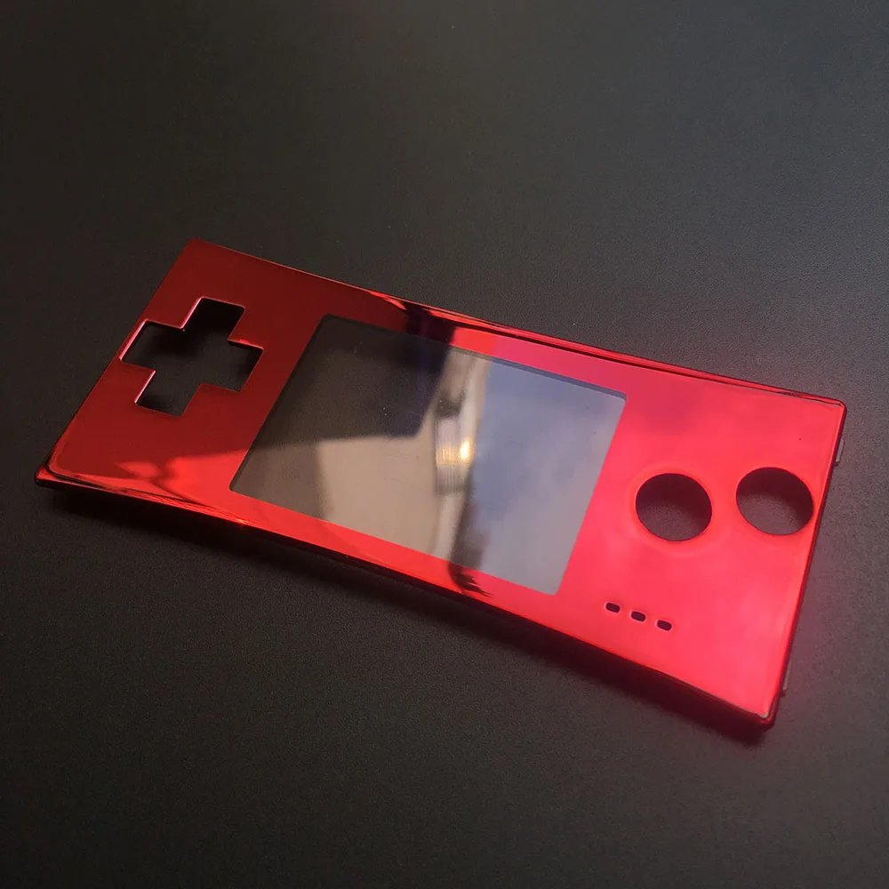 Сменная Передняя Лицевая панель GameBoy Micro 5 шт. красный синий черный и серебристый