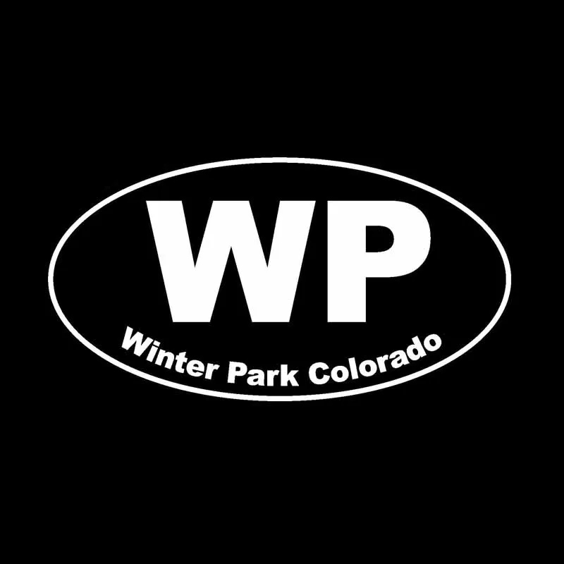 YJZT 13 8 см * 7 3 WP WINTER PARK COLORADO овальная забавная наклейка для автомобилей виниловые