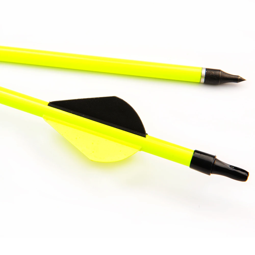 

Spine 500 Mixed Carbon Arrow 30 Inches Fluorescent Green Shaft for Compound Bow Archery Shooting