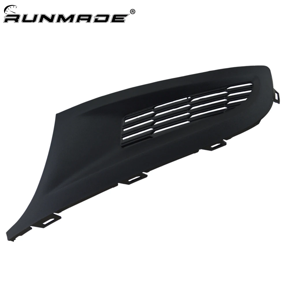 Runmade Черная передняя нижняя решетка бампера левая сторона для 2009 2013 VW Polo MK5 6R/6C