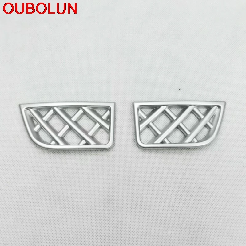 OUBOLUN ABS хром кондиционера вентиляционные блестки стикер чехол Аксессуары 2 шт. для