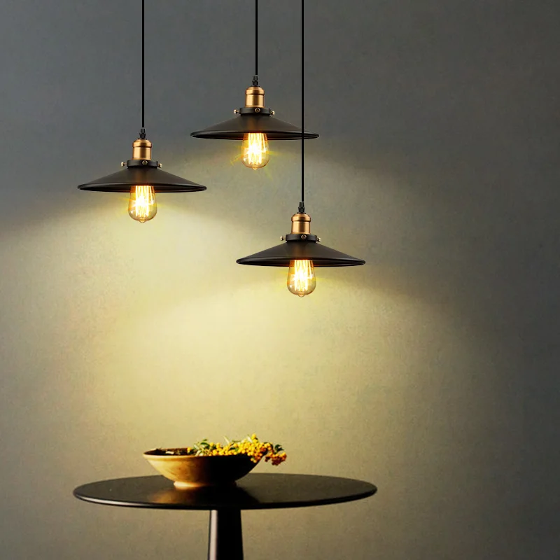 Ретро Droplight E27 подвесные светильники hanglamp промышленный Лофт винтажные лампы бар