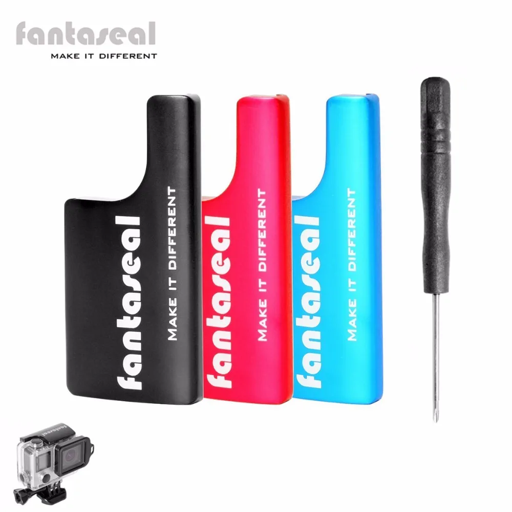 Fantaseal 3 цвета Алюминиевый Зажим Замок для GoPro Корпус задняя крышка безопасность