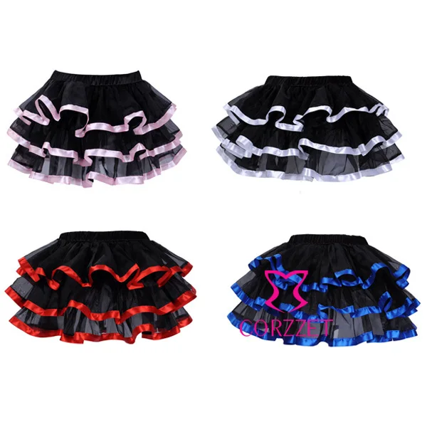 2014 Женская бальная юбка большого размера плюс черная короткая мини пачка в стиле