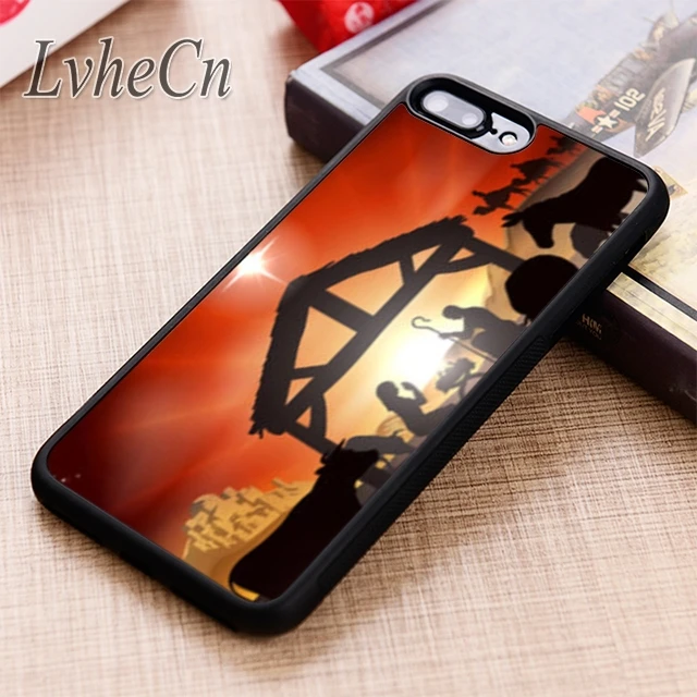 LvheCn чехол для телефона с изображением христианской сцены Рождества iPhone 5 6 6s 7 8 plus X