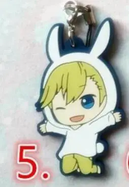 Idolish7 аниме брелок Изуми Иори Ямато Никайдо SOGO NAGI Тамаки Гаку Мицуки Осаки каучуковый ремешок аксессуары для мобильных телефонов/Подвески D173 - Цвет: 5