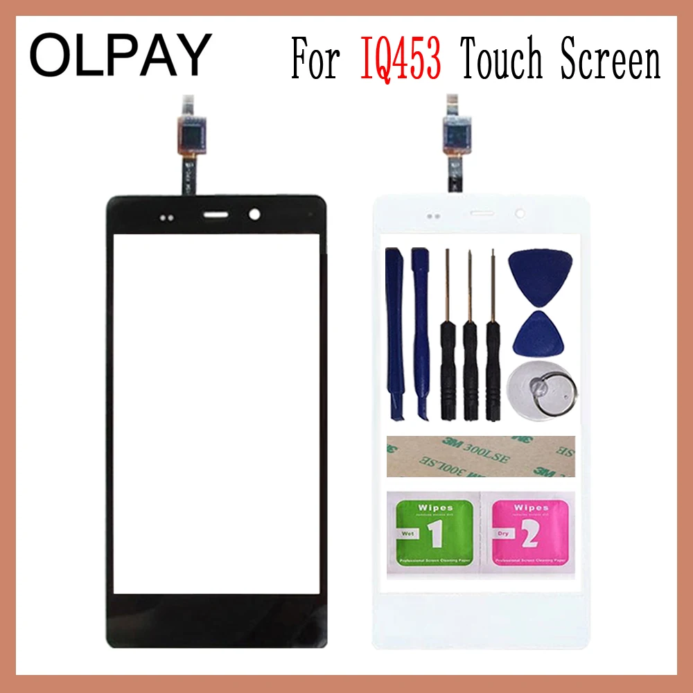 5 0 ''для Fly IQ453 сенсорный экран дигитайзер панель запасные части Переднее