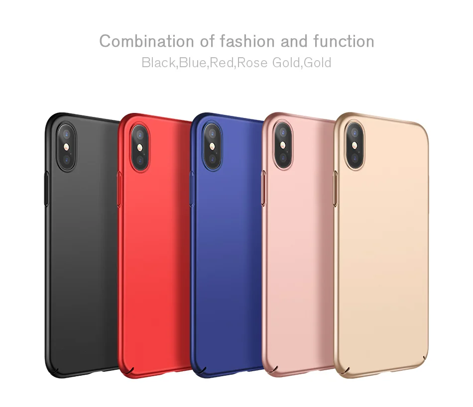 Жесткие чехлы из шелковой кожи для iPhone 7 чехол 8 6 6s Plus ультра тонкий роскошный X XS Max
