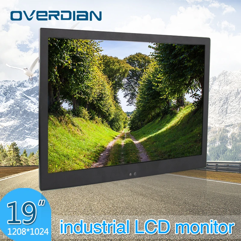 19 дюймов/19 &quotVGA/USB/HDMI интерфейс Промышленный контроль Lcd Сопротивление сенсорный